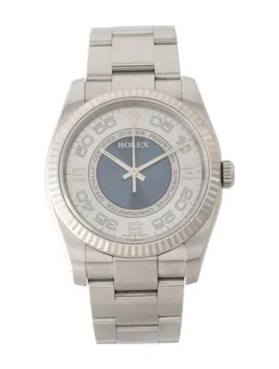 Pre-owned Rolex Oyster Perpetual Watch, 36mm In Multi