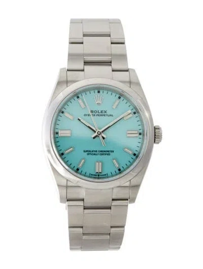 Pre-owned Rolex Oyster Perpetual Watch, 36mm In Multi