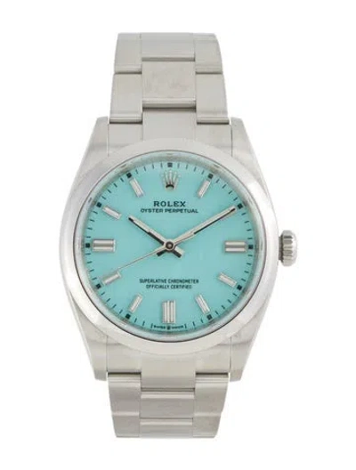 Pre-owned Rolex Oyster Perpetual Watch, 36mm In Multi