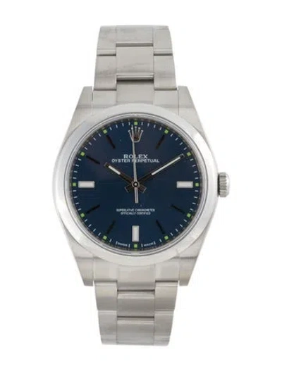 Pre-owned Rolex Oyster Perpetual Watch, 39mm In Multi