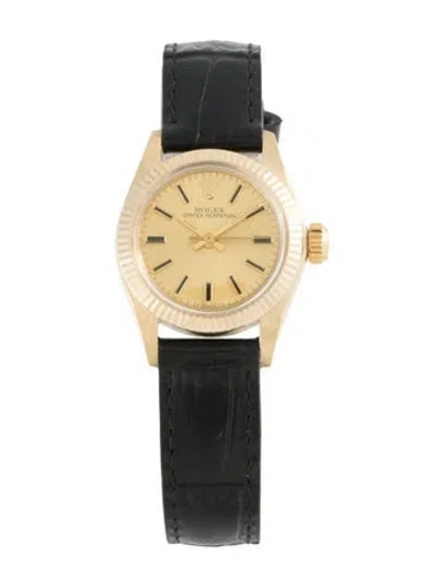 Pre-owned Rolex Oyster Perpetual Watch In Multi