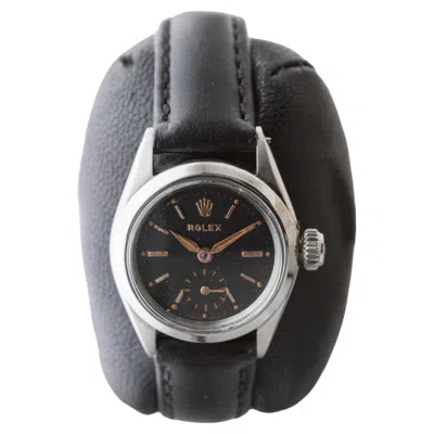 Pre-owned Rolex Oyster Perpetual With Original Oyster Bracelet And Sub Seconds From 1957 In Multi