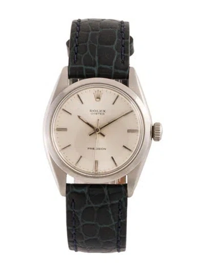 Pre-owned Rolex Oyster Precision Watch In Multi
