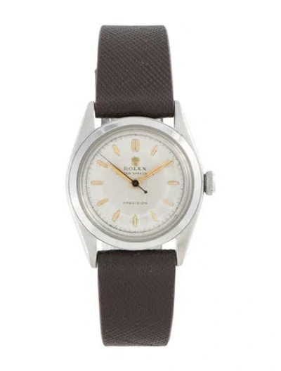Pre-owned Rolex Oyster Precision Watch In Multicolor