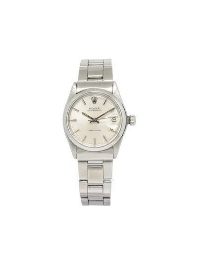 Pre-owned Rolex Oysterdate 30mm In Neutrals