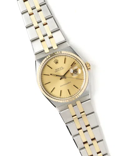 Rolex Oysterquartz 36mm 1978 Watch In Metallic
