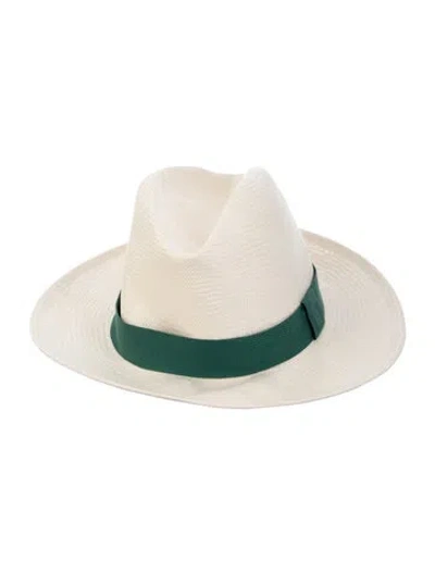 Pre-owned Rolex Paper Fedora In Green/neutrals