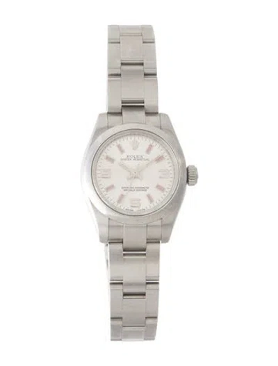 Pre-owned Rolex Perpetual Watch, 26mm In Multi