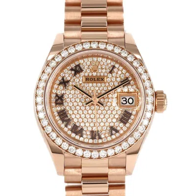 Pre-owned Rolex Pink Gold Pink Wristwatch ()