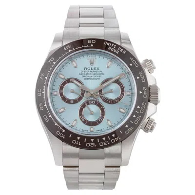 Pre-owned Rolex Platinum Cosmograph Daytona Wristwatch In Multi