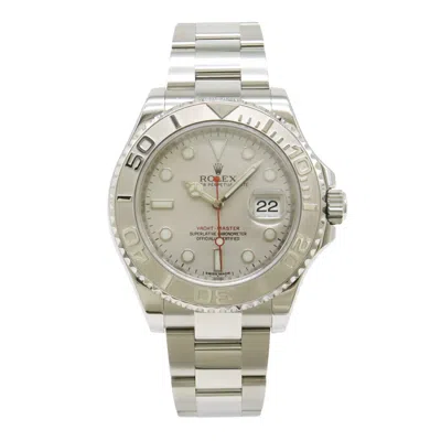 Pre-owned Rolex Platinum Stainless Steel Wristwatch ()