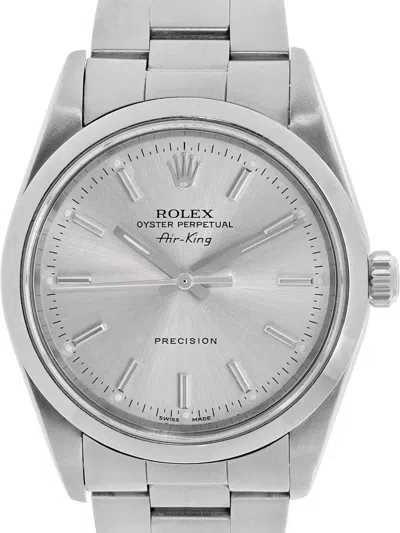 Pre-owned Rolex  Air King 34mm In Gray