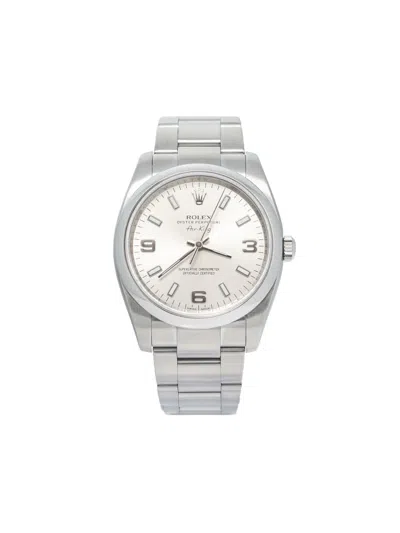 Pre-owned Rolex  Air-king 36mm In Silver