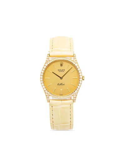 Pre-owned Rolex  Cellini 31mm In 中性色
