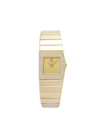 Pre-owned Rolex  Cellini King Midas 27mm In Gold