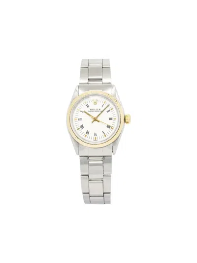 Pre-owned Rolex  Datejust 26mm In 白色