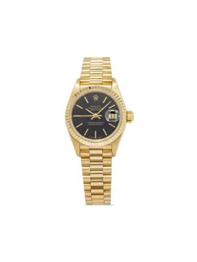 Pre-owned Rolex  Datejust 26mm In Black