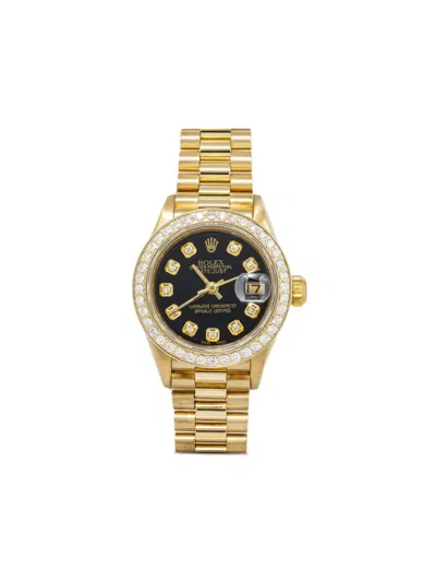 Pre-owned Rolex  Datejust 26mm In Black