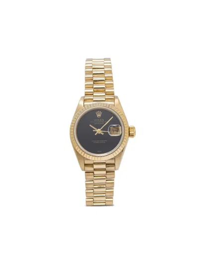 Pre-owned Rolex  Datejust 26mm In Black
