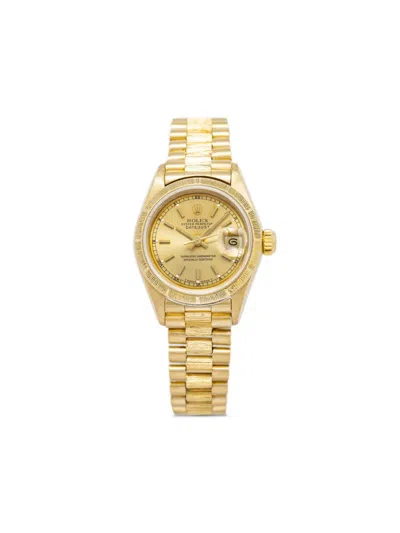 Pre-owned Rolex  Datejust 26mm In Gold