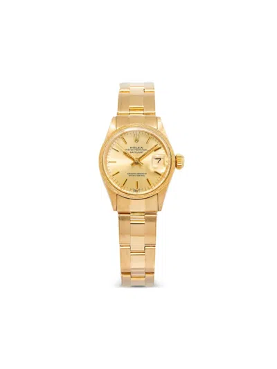Pre-owned Rolex  Datejust 26mm In Gold