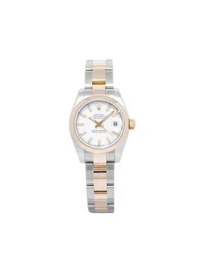 Pre-owned Rolex  Datejust 26mm In White