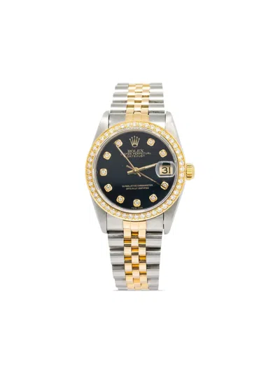 Pre-owned Rolex  Datejust 31mm In Black
