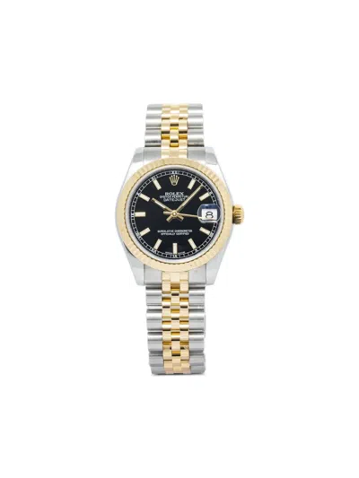 Pre-owned Rolex  Datejust 31mm In Black