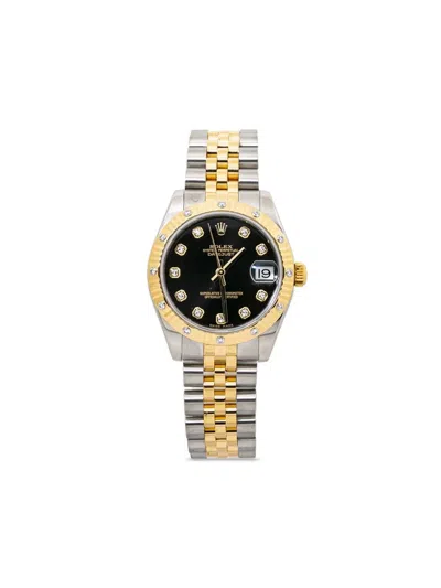Pre-owned Rolex  Datejust 31mm In Black