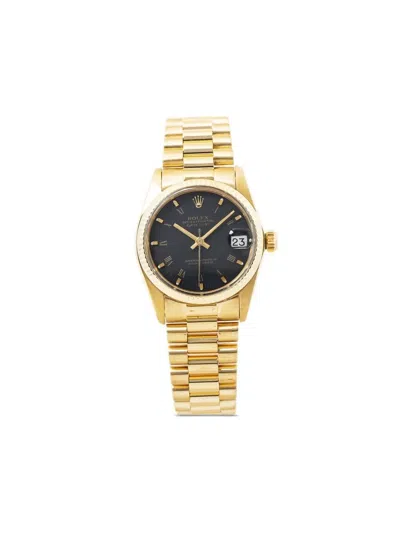 Pre-owned Rolex  Datejust 31mm In Black