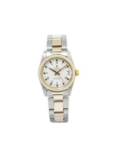 Pre-owned Rolex  Datejust 31mm In White