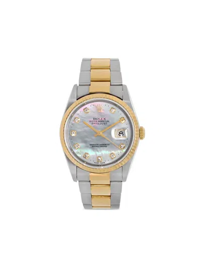 Pre-owned Rolex  Datejust 36mm In 灰色