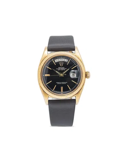 Pre-owned Rolex  Day-date 36mm In Black