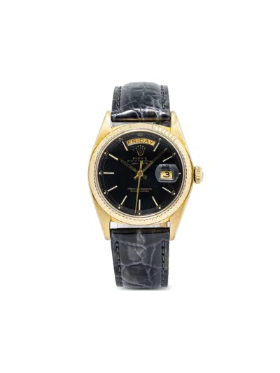 Pre-owned Rolex  Day-date 36mm In Black