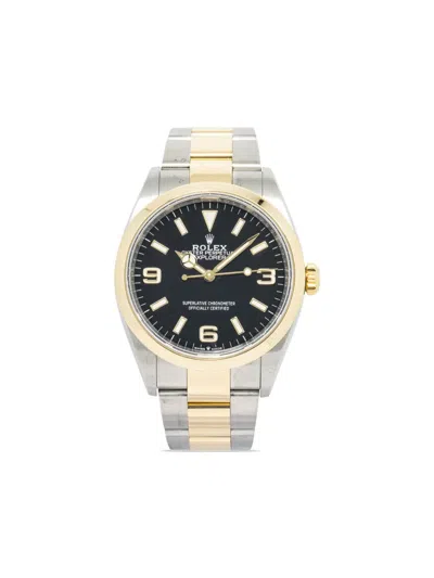 Pre-owned Rolex  Explorer 35mm In 黑色