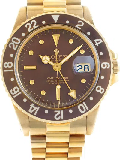 Pre-owned Rolex  Gmt-master 40mm In Brown
