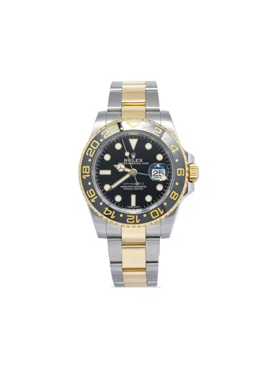 Pre-owned Rolex  Gmt-master Ii 40mm In Black