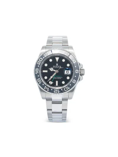 Pre-owned Rolex  Gmt-master Ii 40mm In Black