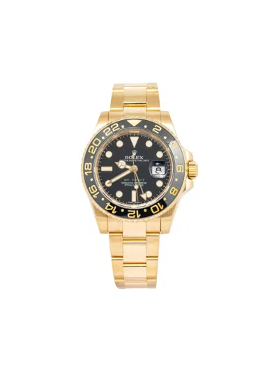 Pre-owned Rolex  Gmt Master Ii 40mm In Black
