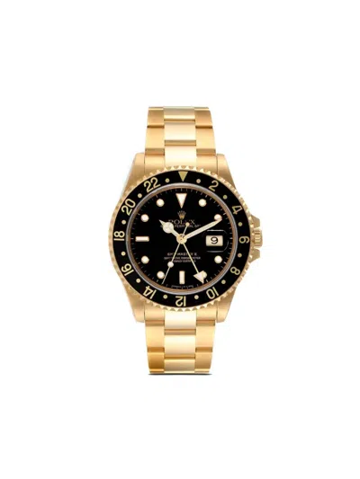 Pre-owned Rolex  Gmt-master Ii 40mm In Black