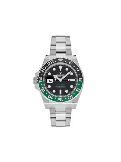 Pre-owned Rolex  Gmt-master Ii 40mm In Black