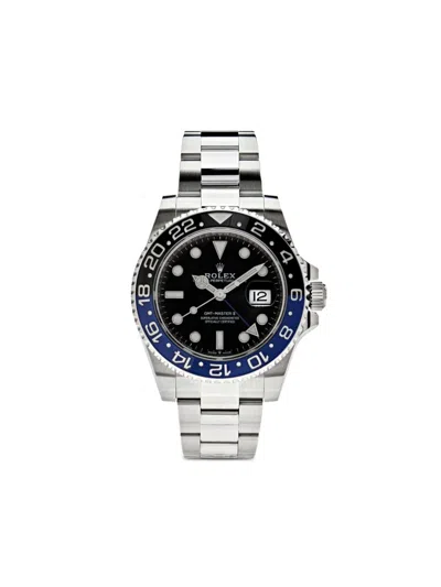 Pre-owned Rolex  Gmt-master Ii 40mm In Black