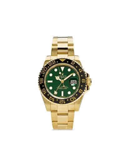 Pre-owned Rolex 2013  Gmt-master Ii 40mm In Green