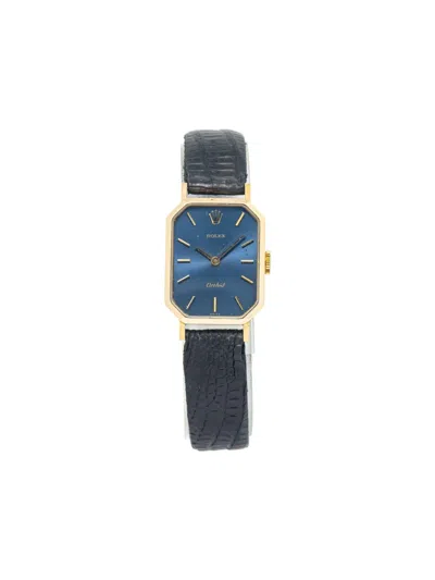 Pre-owned Rolex  Orchid 110mm In Blue
