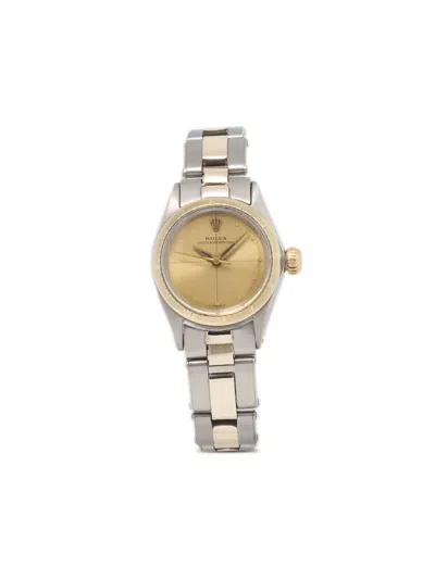 Pre-owned Rolex  Oyster Perpetual 20mm In Gold