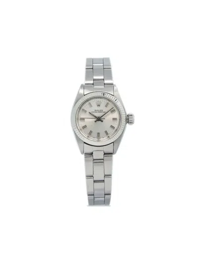 Pre-owned Rolex  Oyster Perpetual 26mm In Silver