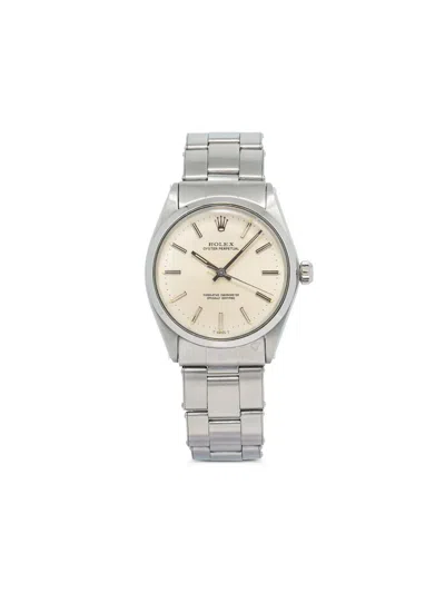 Pre-owned Rolex  Oyster Perpetual 34mm In Neutrals