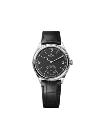 Pre-owned Rolex  Perpetual 1908 39mm In Black