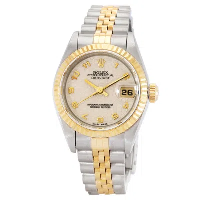 Rolex Datejust Automatic Silver Dial Ladies Watch 69173sjdj In Metallic