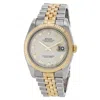 ROLEX PRE-OWNED PRE-OWNED ROLEX OYSTER PERPETUAL AUTOMATIC CHRONOMETER WHITE DIAL MEN'S WATCH 116233-WRJ